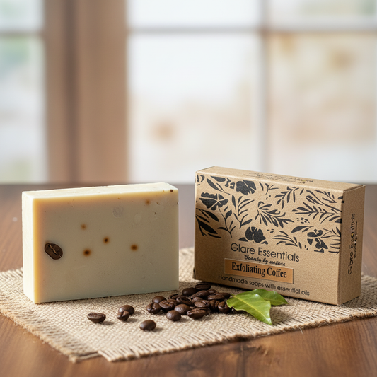 BrewGlow- Exfoliating coffee Handmade soap